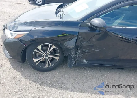 2020 Nissan Sentra Sv Xtronic Cvt z USA, uszkodzony, nr VIN 3N1AB8CVXLY205780